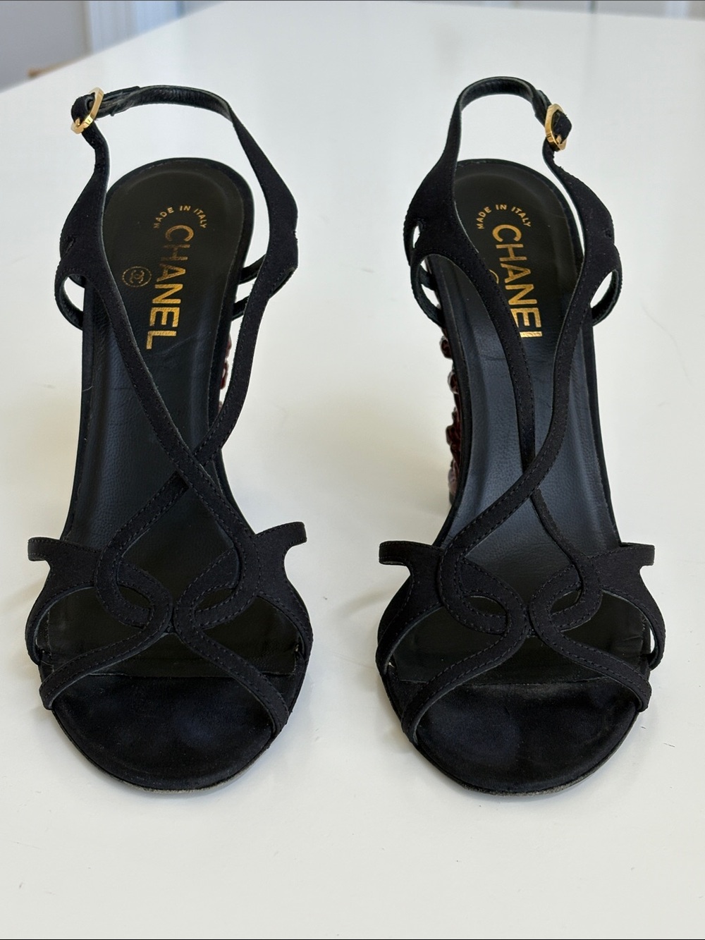 Chanel Satin Sandals - Pre-Fall 2010